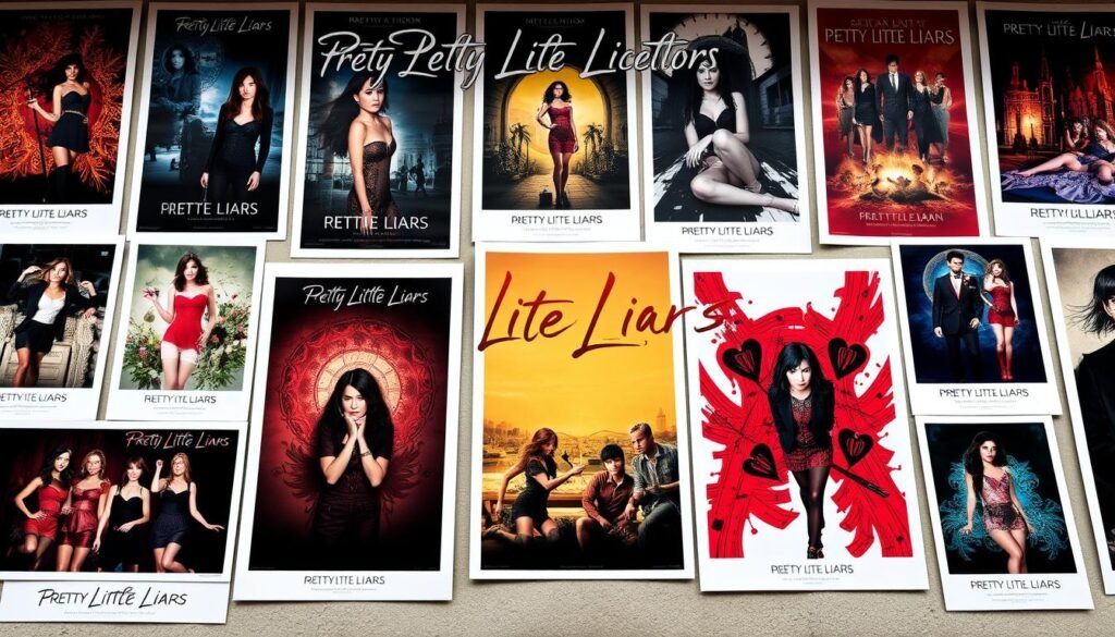 PLL fan art showcasing unique PLL posters