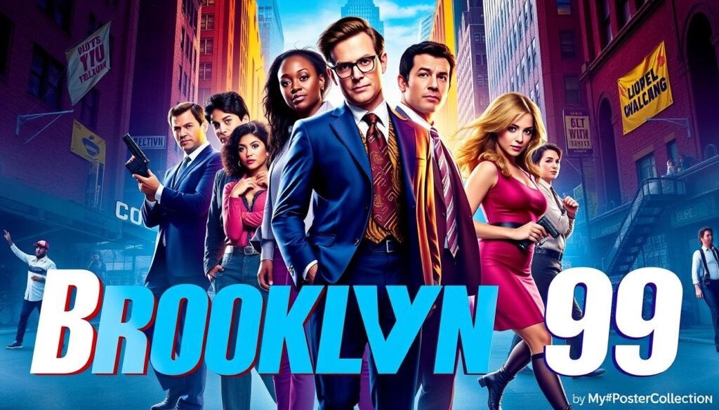 collectible brooklyn 99 poster