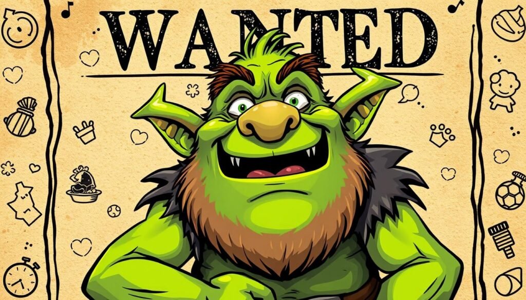 free Shrek wanted poster