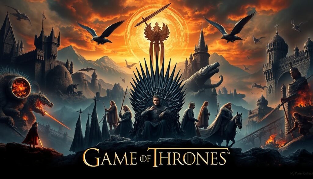 high-quality game of thrones poster