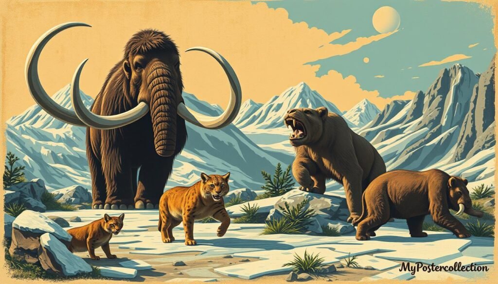 ice age vintage posters