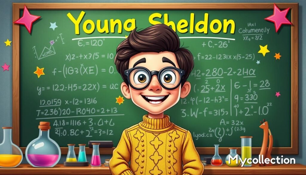 young sheldon character poster